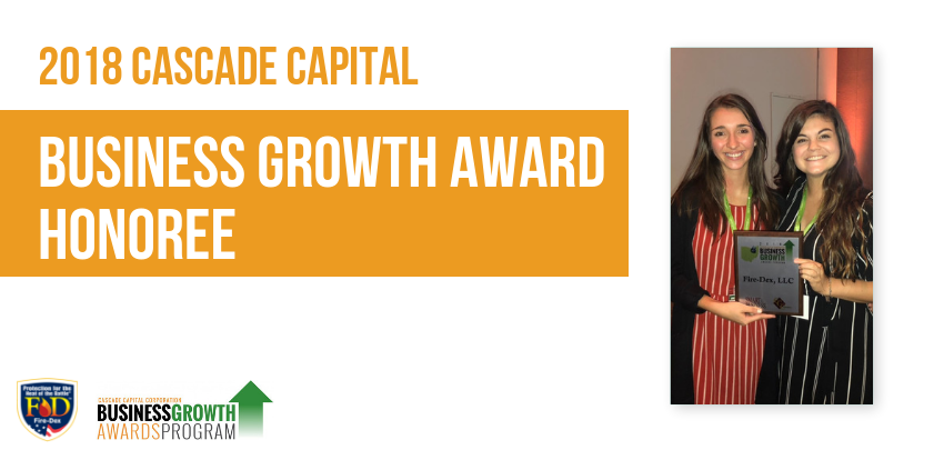 2018-10-04 Fire-Dex Recognized as 2018 Cascade Capital Business Growth Award Honoree