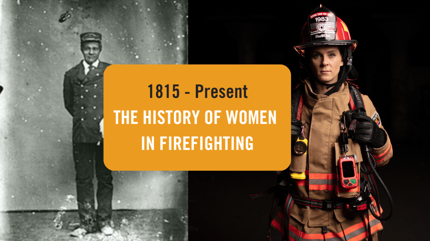 Molly Williams and modern female firefighter